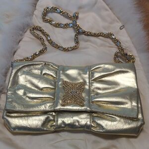 Elegant Gold Clutch Bag